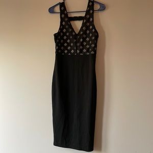 Black MIDI Dress